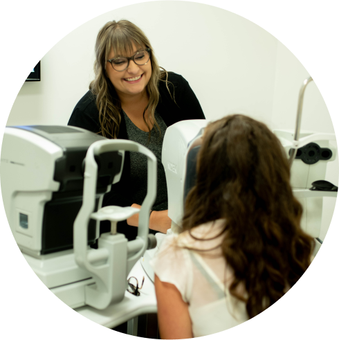 Eye disease examination at Family Vision Optical