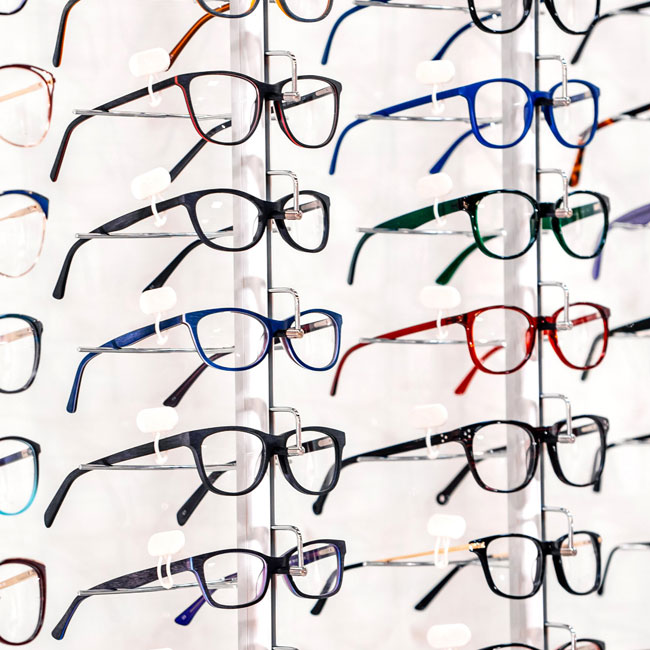 Glasses and frames at Family Vision Optical